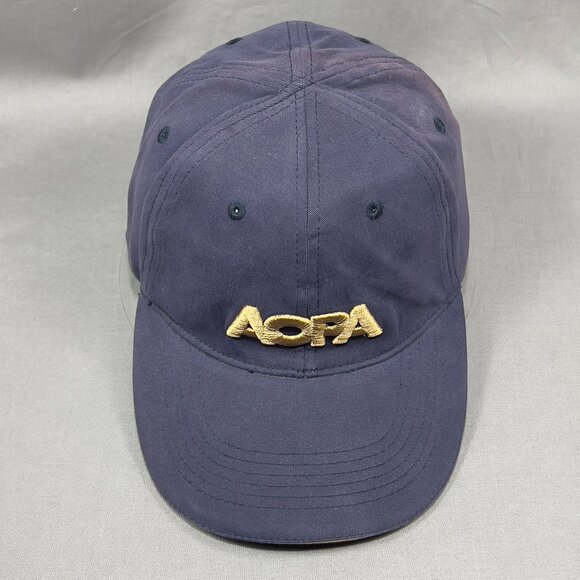 AOPA Strapback Cap Hat Blue Baseball Aircraft Owners Pilot Fly Dad Plane Mens - Picture 6 of 13